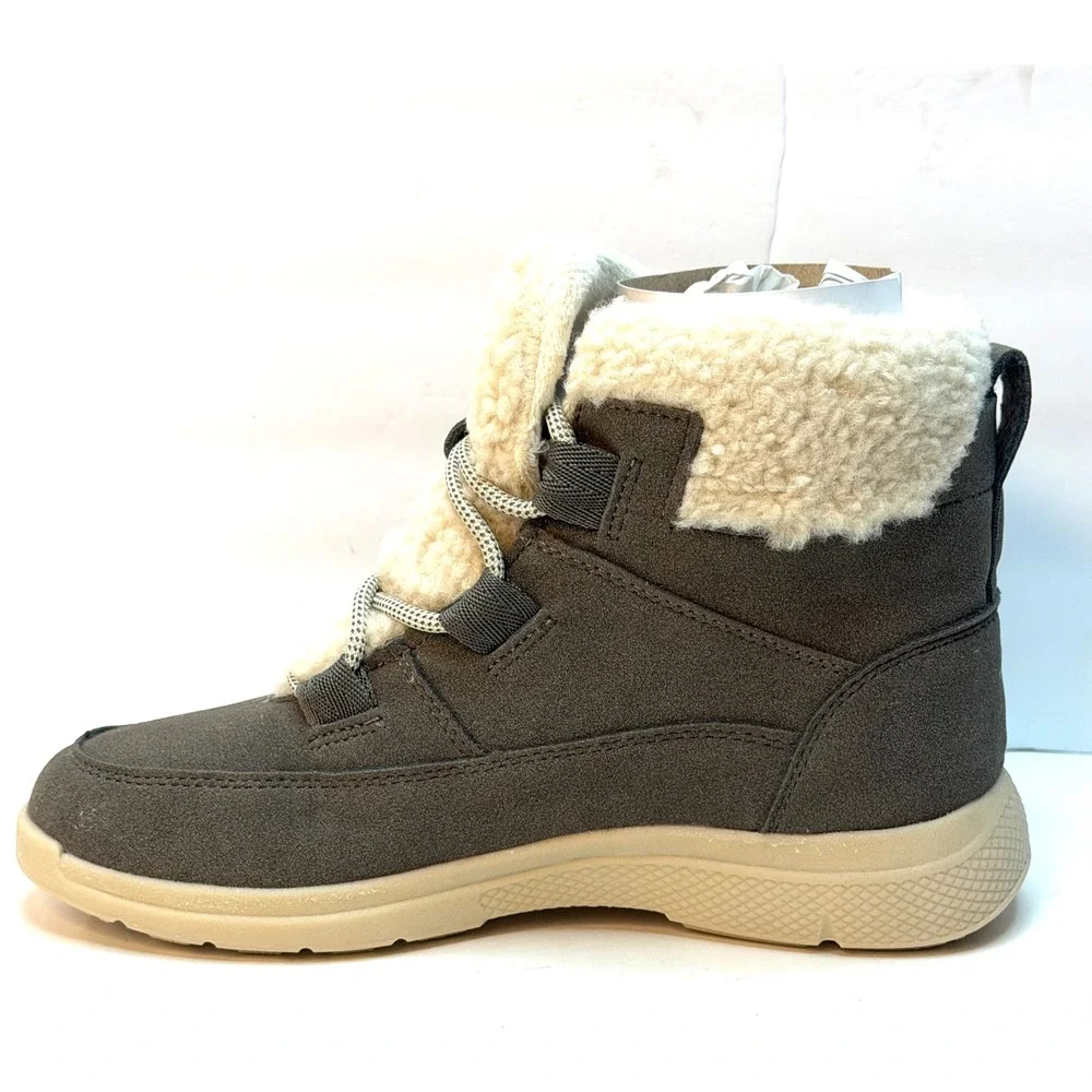 JBU Women's Freeze Round Toe Boots Grey Size 7.5M NWT/BOX